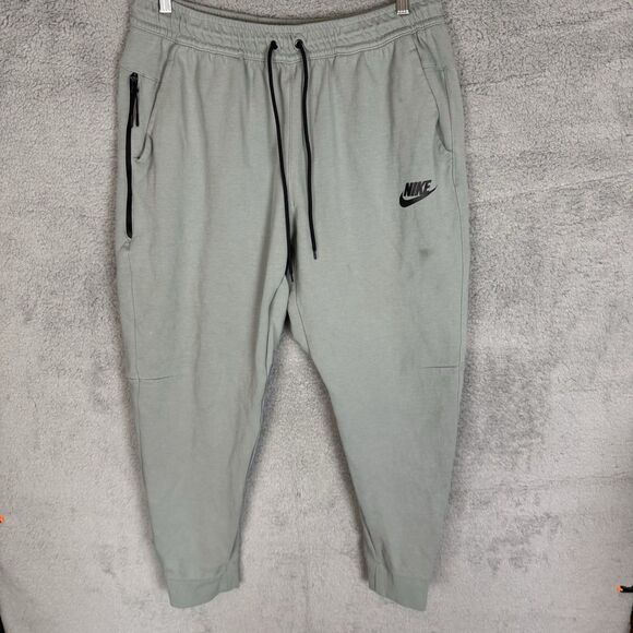 Nike Pants Mens XL Grey Sportswear Jogger Sweatpants Casual Lounge - Picture 1 of 10